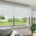 Blondegardin Hvit 100 x 400 cm Polyester