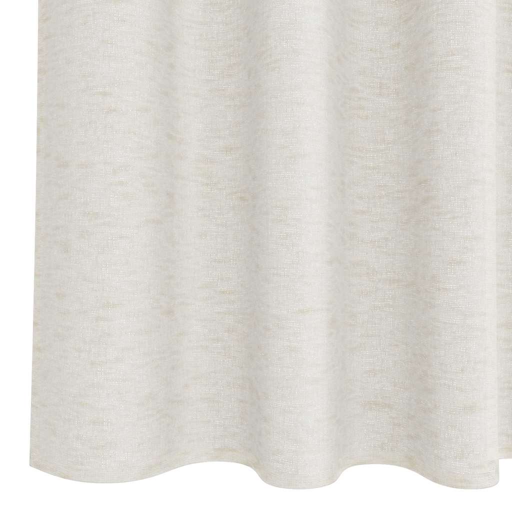 Voile Gardin med gardiner 2 pcs Krem 175 x 140 cm Polyester