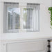 Voile Gardin med gardiner 2 pcs Mørkegrå 140 x 140 cm Polyester