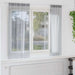 Voile Gardin med gardiner 2 pcs Mørkegrå 175 x 140 cm Polyester