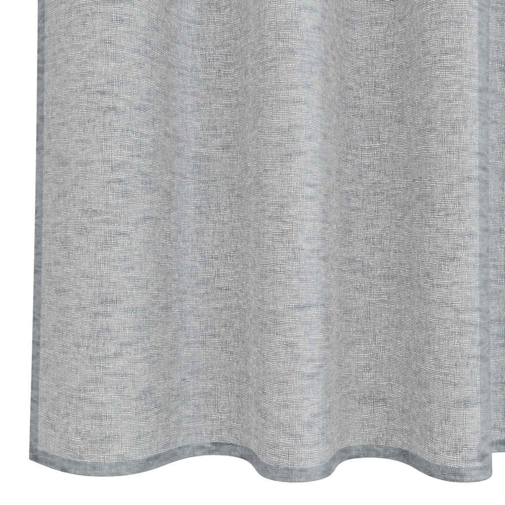 Voile Gardin med gardiner 2 pcs Mørkegrå 225 x 140 cm Polyester