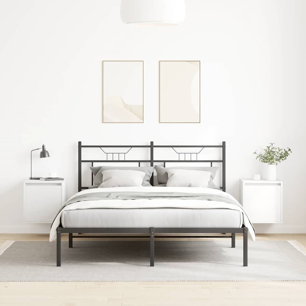 Veggmontert nattbord 2 stk hvit 38x34x40 cm