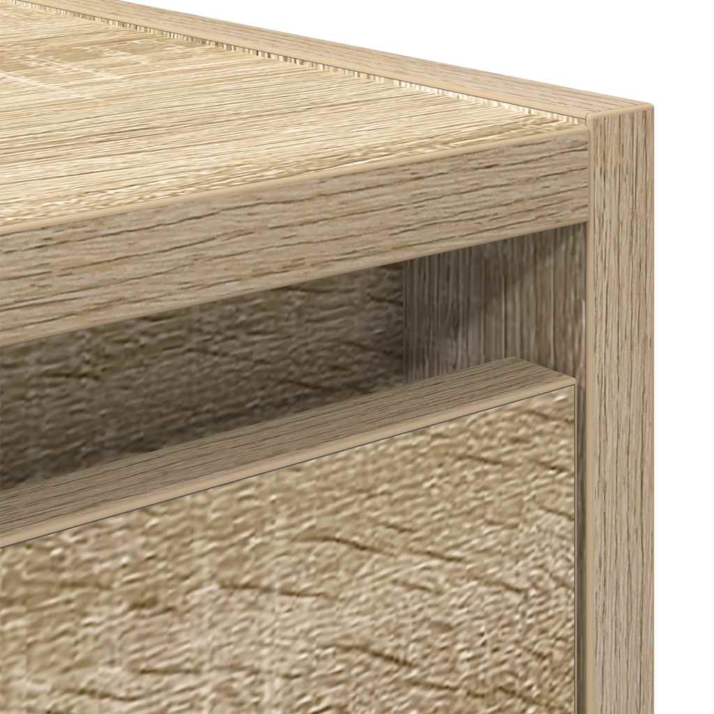 Veggmontert nattbord sonoma eik 38x34x40 cm