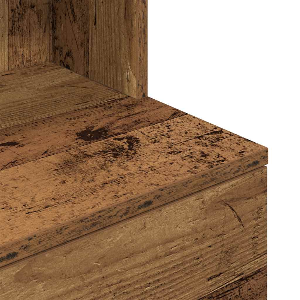 Nattbord gammelt tre 39x35x125 cm konstruert tre