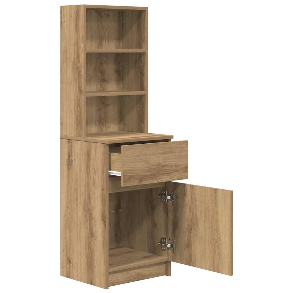 Nattbord artisan eik 39x35x125 cm konstruert tre