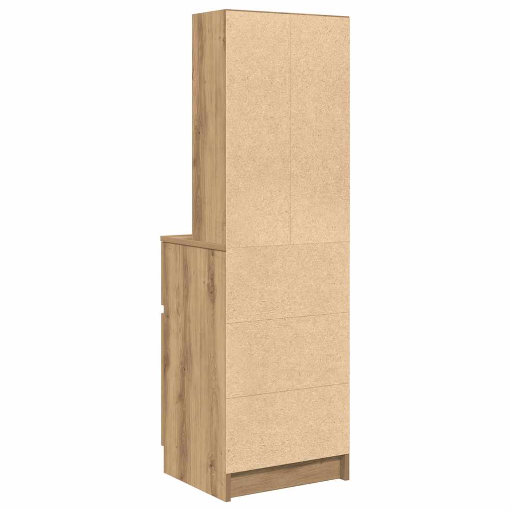 Nattbord artisan eik 39x35x125 cm konstruert tre