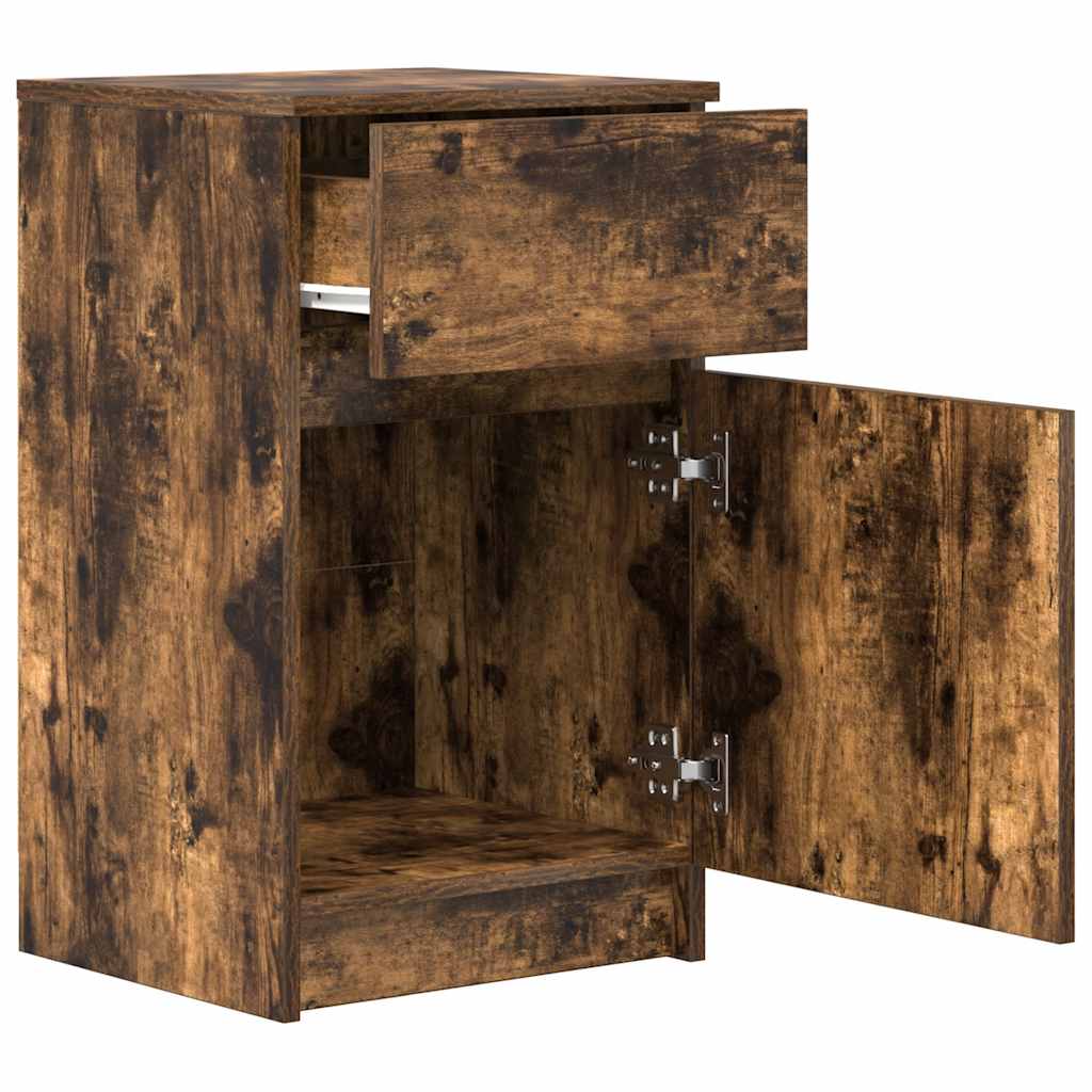 Nattbord sonoma eik 39x35x65 cm konstruert tre