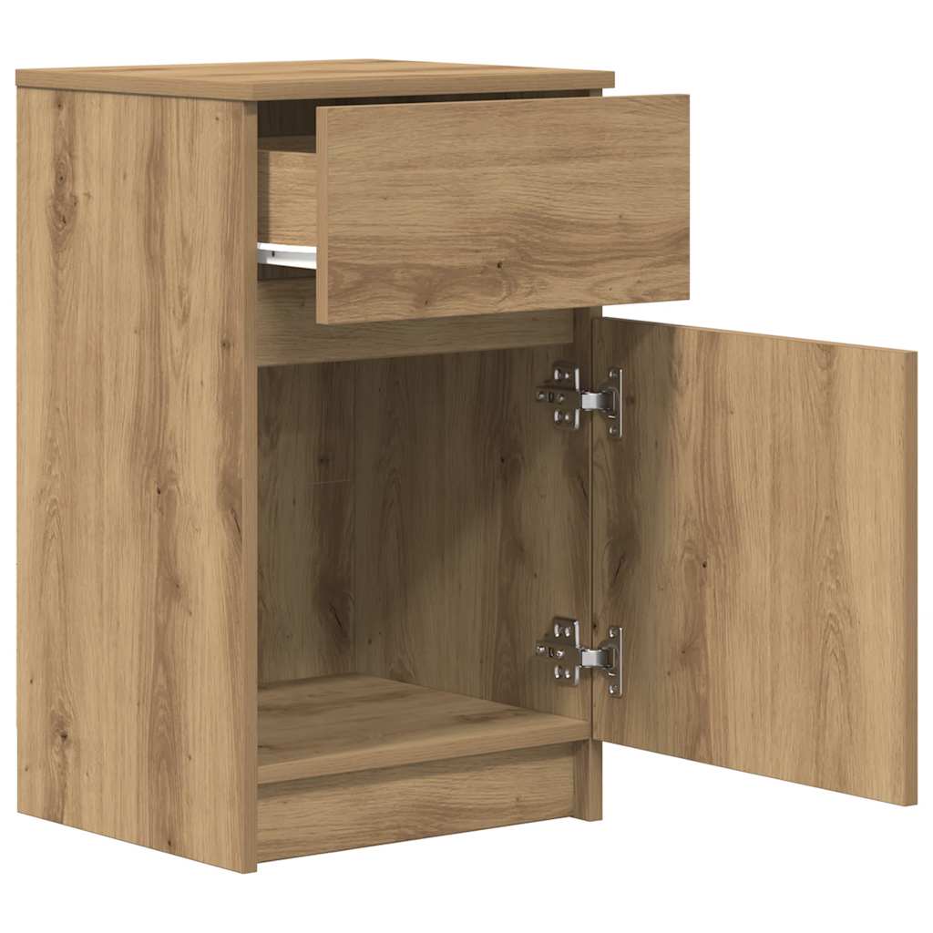 Nattbord artisan eik 39x35x65 cm konstruert tre