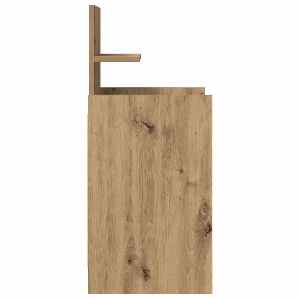 Nattskap med 2 skuffer 2 stk artisan eik 38x34x80 cm