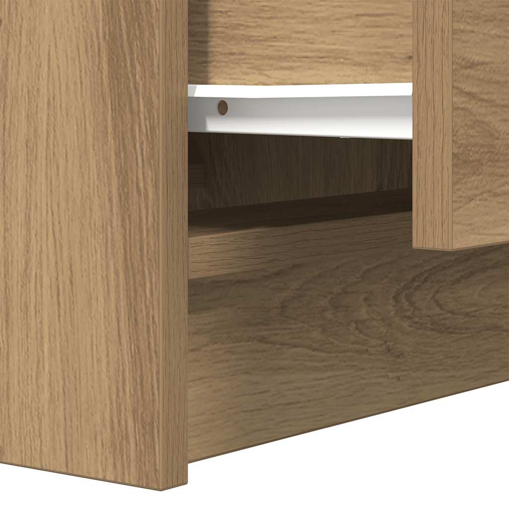 Nattskap med 2 skuffer 2 stk artisan eik 38x34x80 cm