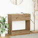 konsollbord med skuffer artisan eik 85,5x38,5x74,5 cm