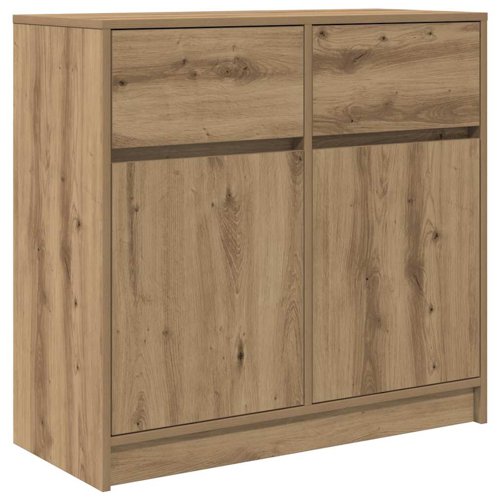 Skjenk med skuff artisan eik 80x34x76 cm konstruert tre