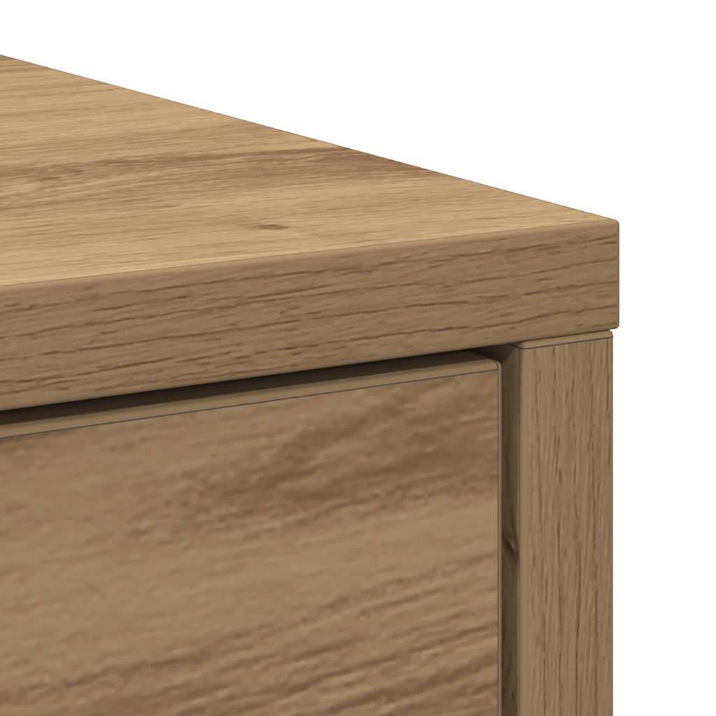 Skjenk med skuff artisan eik 80x34x76 cm konstruert tre
