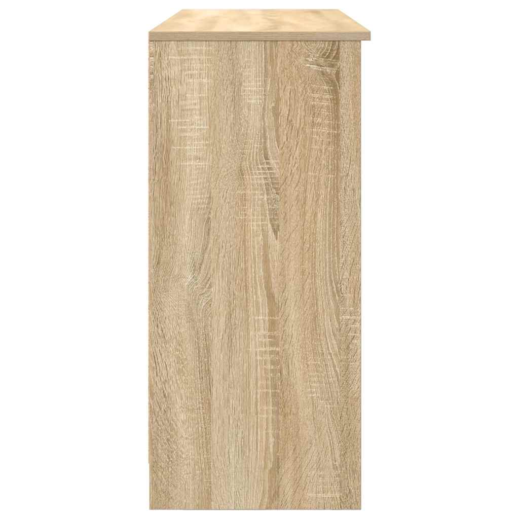 Skjenk med skuff sonoma eik 101x35x76 cm konstruert tre