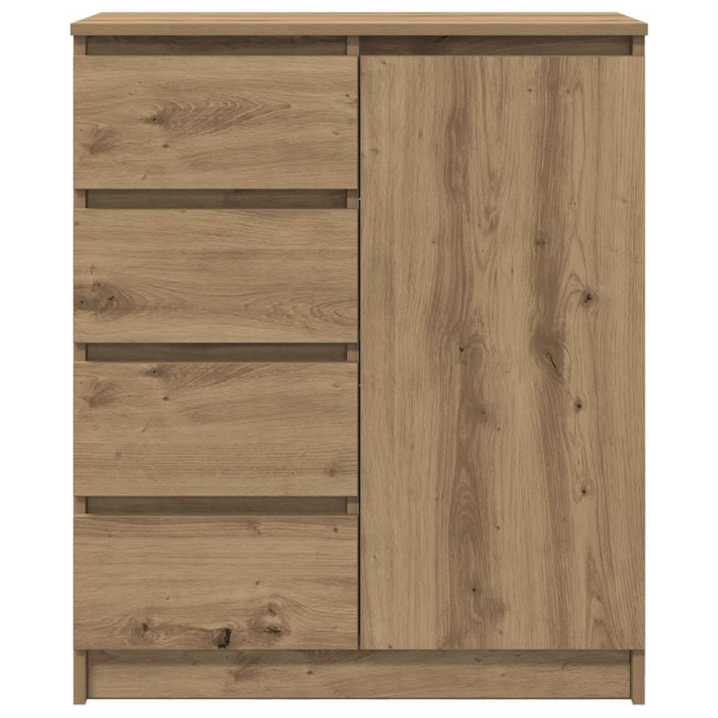 Skjenk med skuffer artisan eik 71x35x84 cm konstruert tre