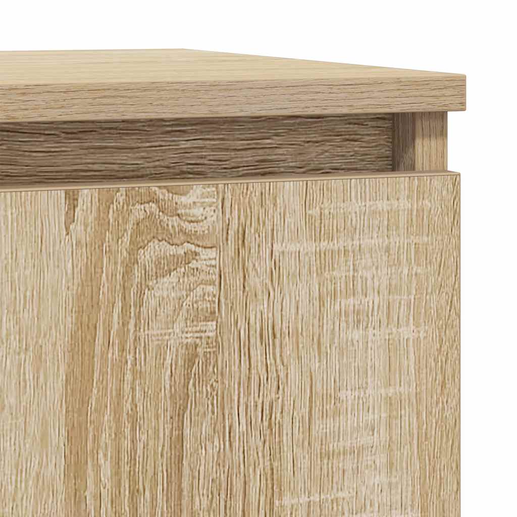 Skjenk med skuff sonoma eik 71x35x84 cm konstruert tre