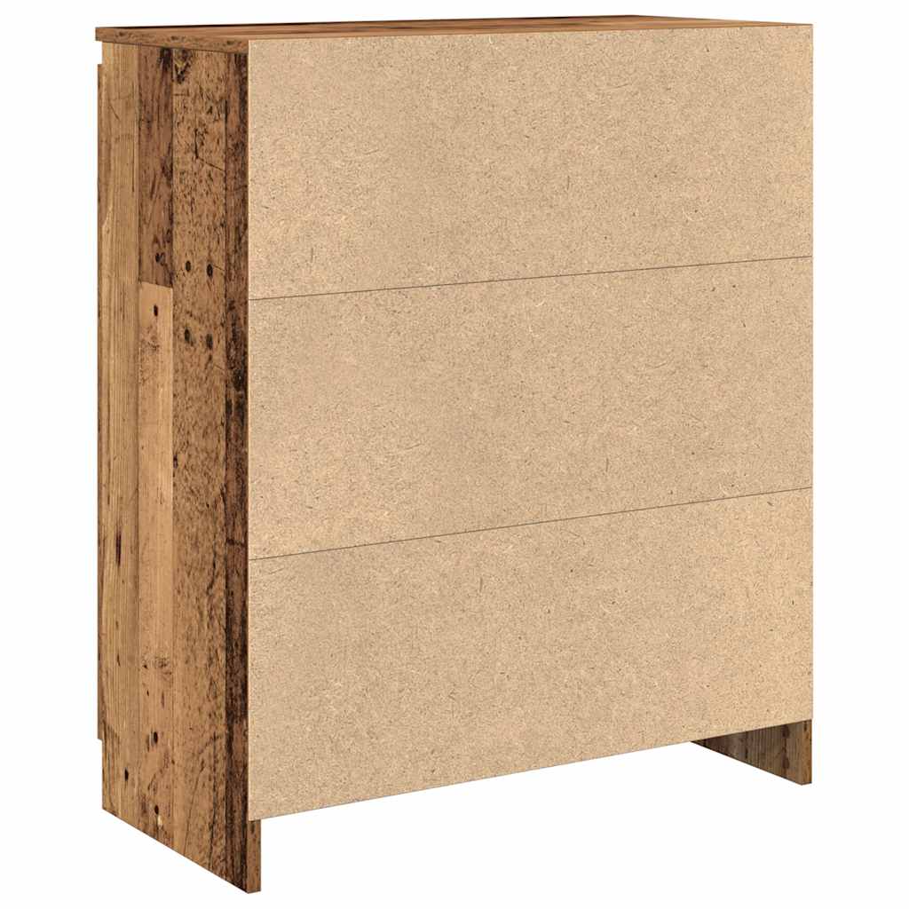 Skjenk med skuff gammelt tre 71x35x84 cm konstruert tre