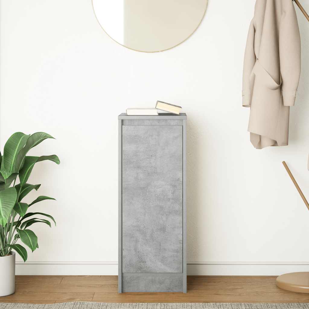 Skjenk betonggrå 29,5x34x76 cm konstruert tre