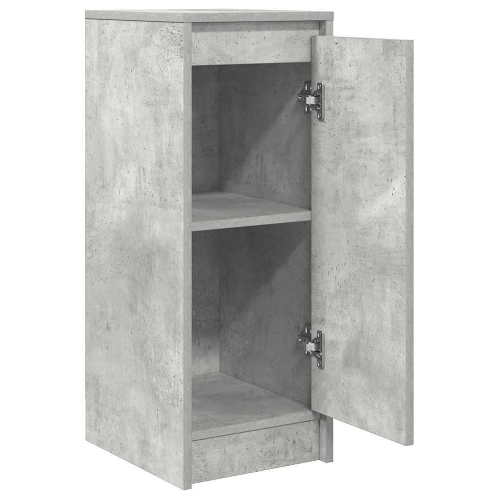 Skjenk betonggrå 29,5x34x76 cm konstruert tre