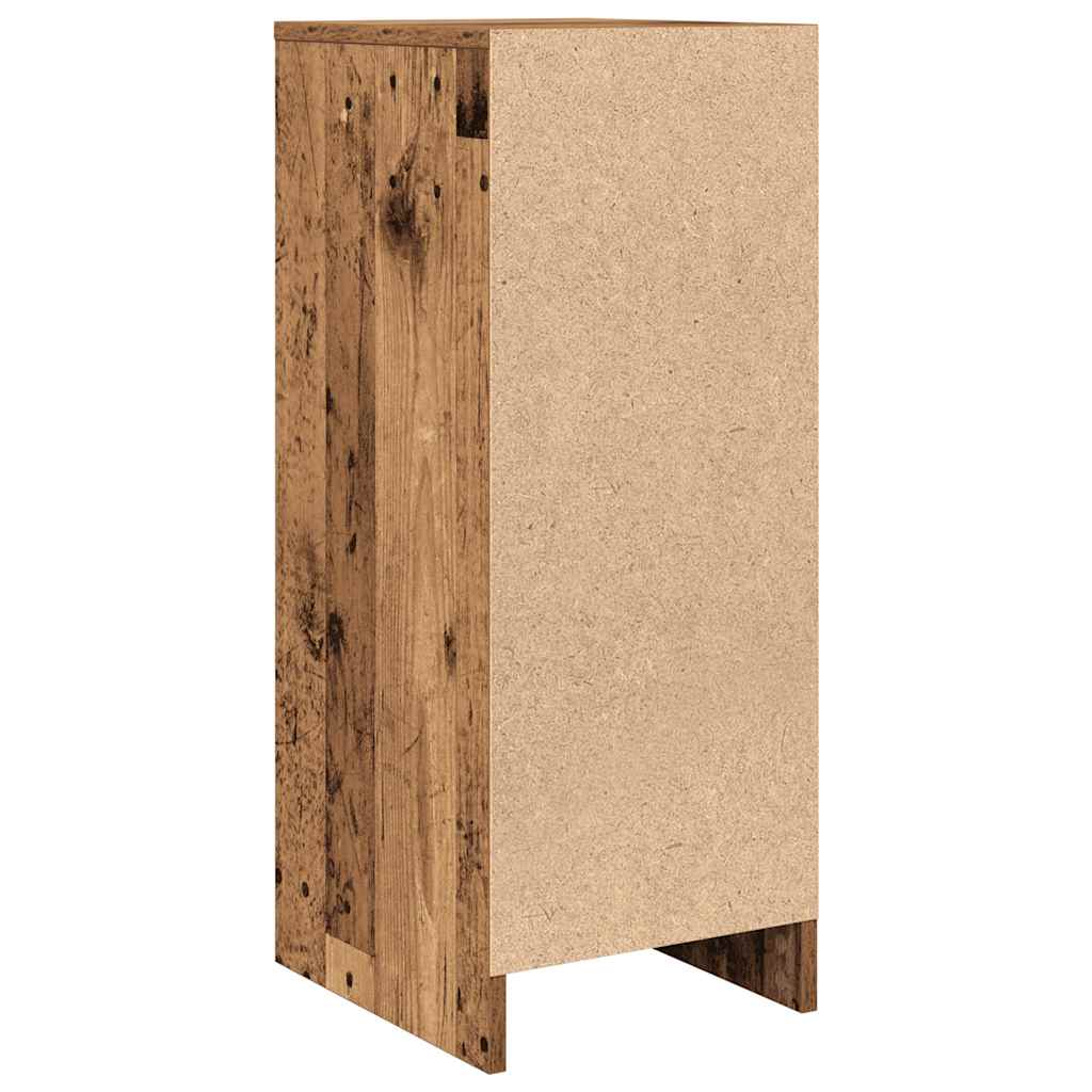 Skjenk gammelt tre 29,5x34x76 cm konstruert tre