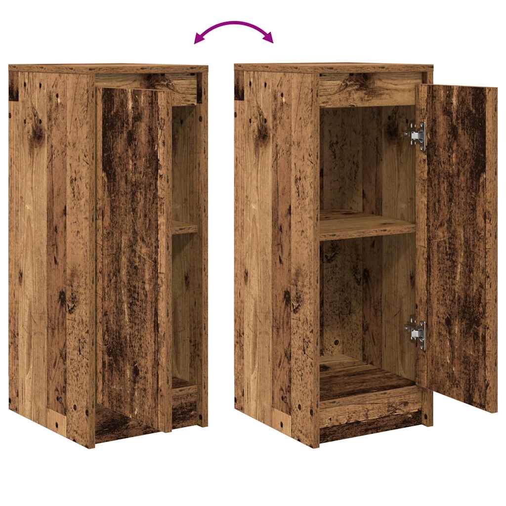 Skjenk gammelt tre 29,5x34x76 cm konstruert tre