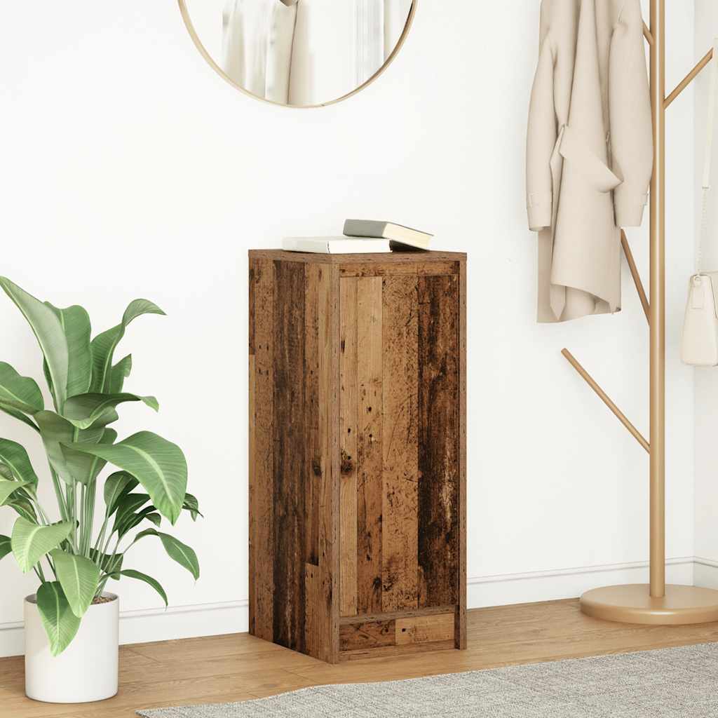 Skjenk gammelt tre 29,5x34x76 cm konstruert tre