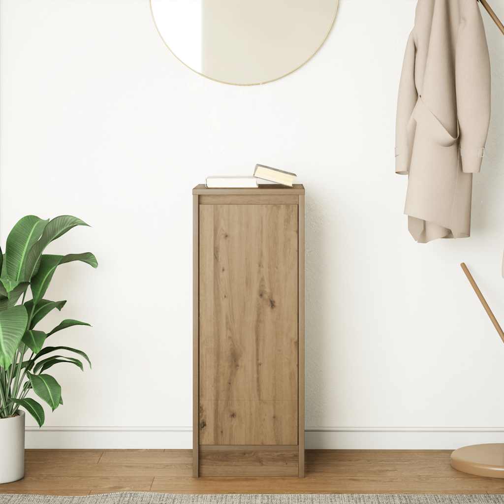 Skjenk artisan eik 29,5x34x76 cm konstruert tre