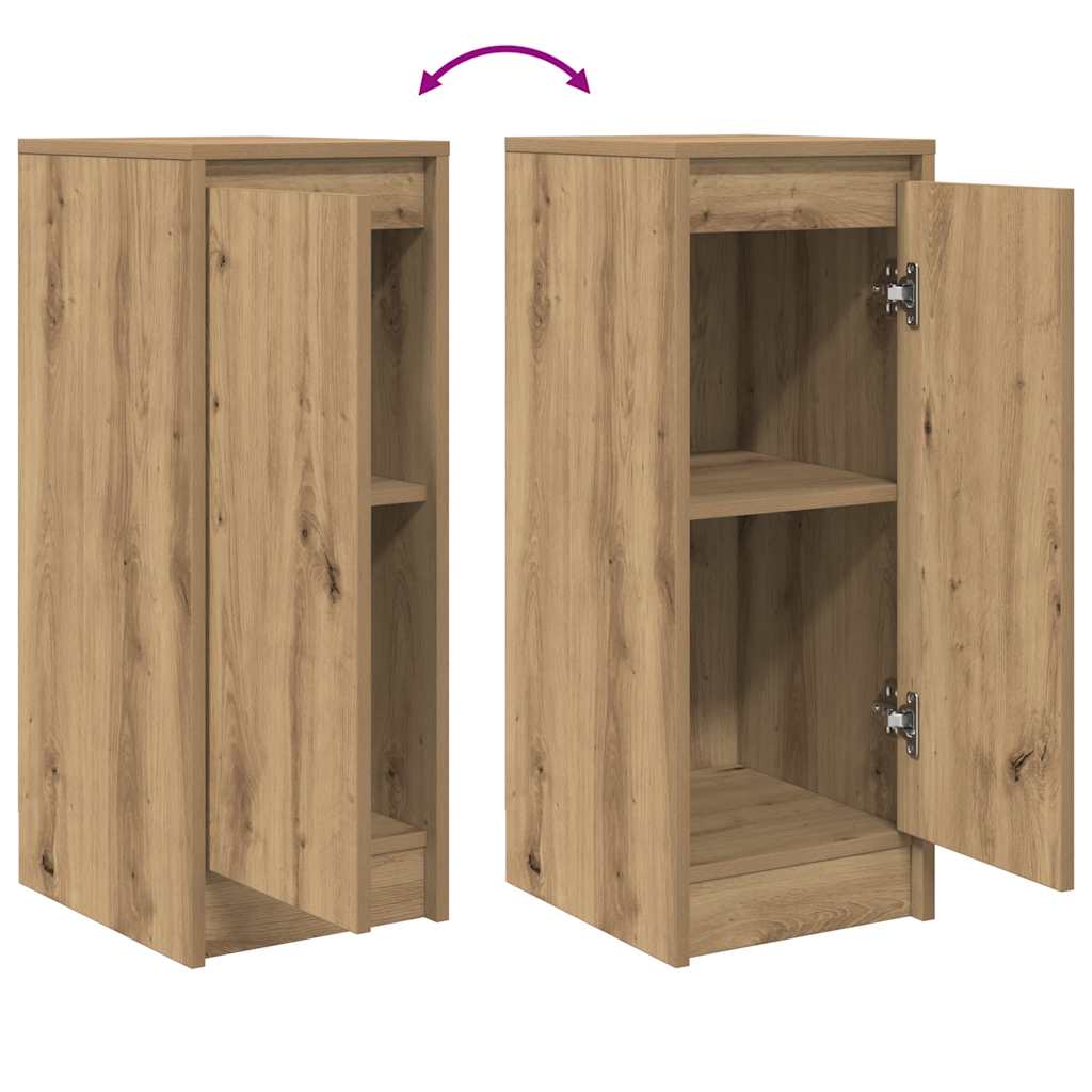 Skjenk artisan eik 29,5x34x76 cm konstruert tre