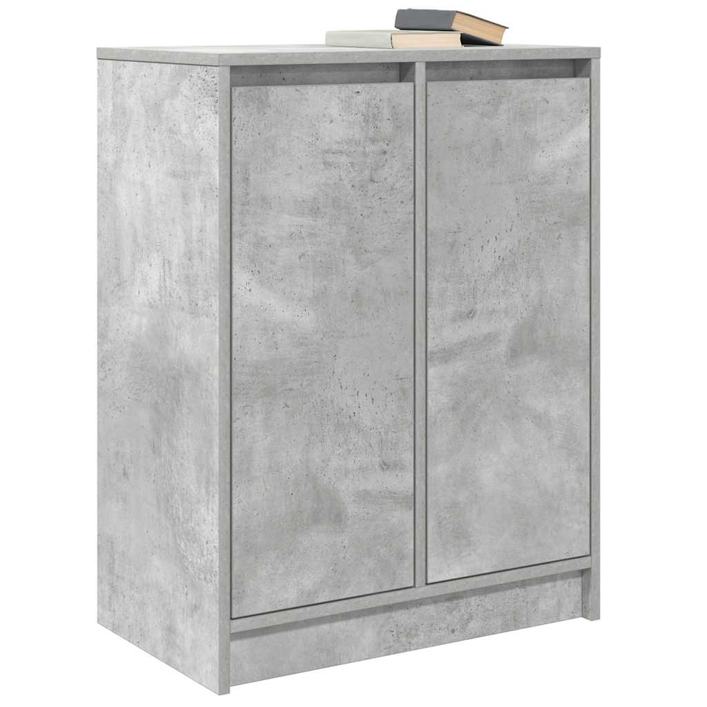 Skjenk betonggrå 57x34x76 cm konstruert tre