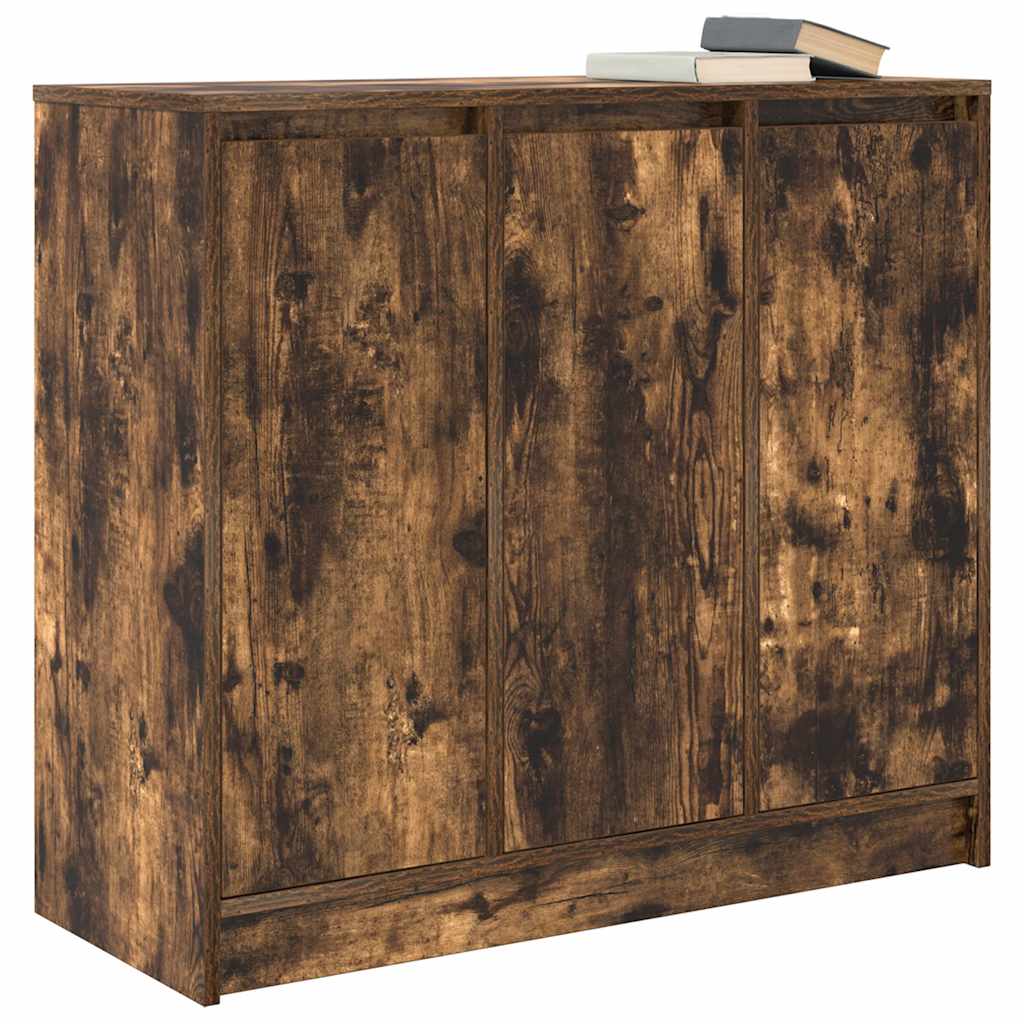 Skjenk røkt eik 85x34x76 cm konstruert tre