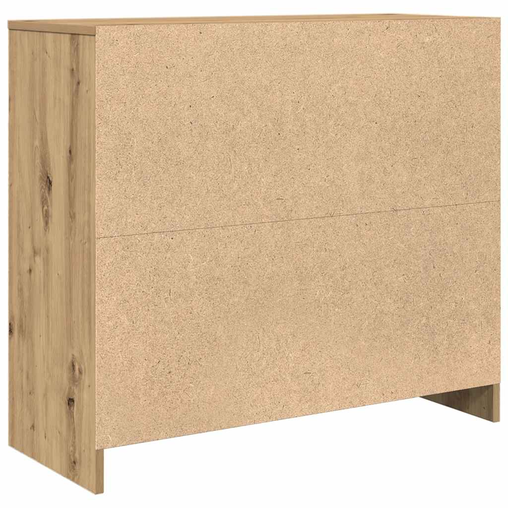 Skjenk artisan eik 85x34x76 cm konstruert tre