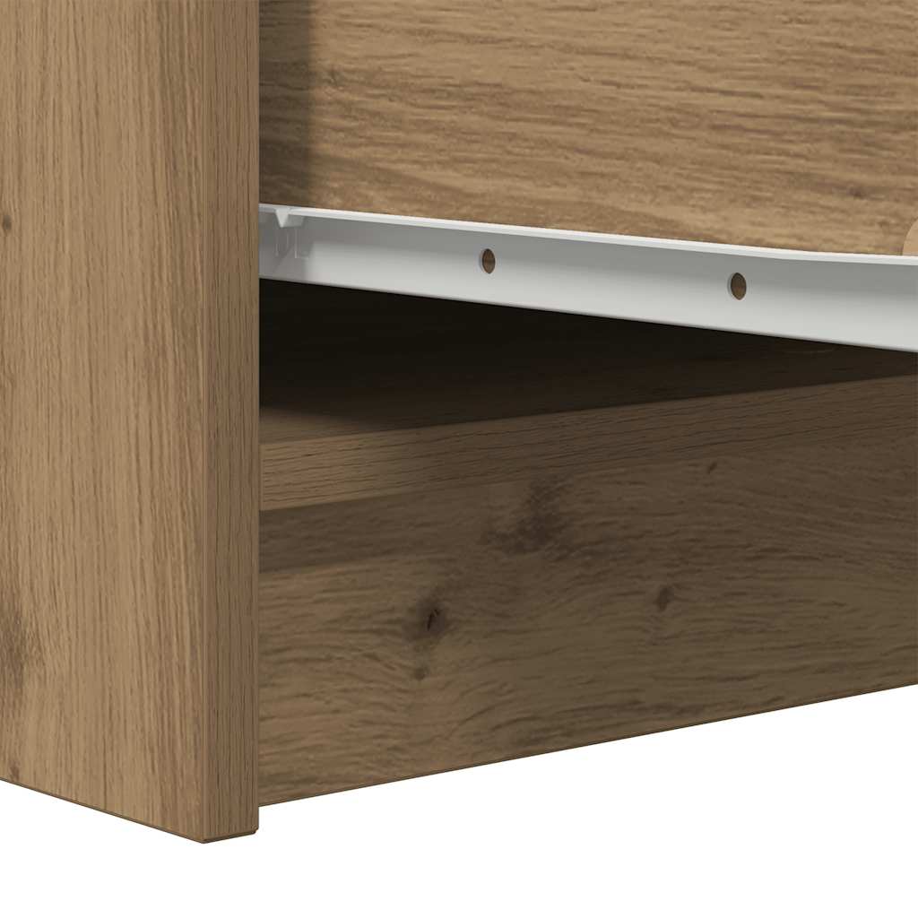 Skjenk artisan eik 29,5x34x76 cm konstruert tre