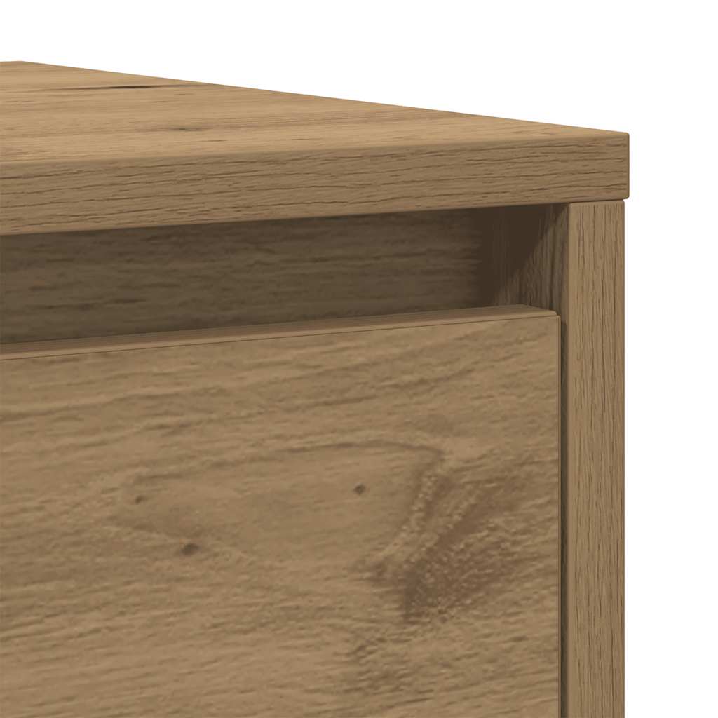 Skjenk artisan eik 29,5x34x76 cm konstruert tre