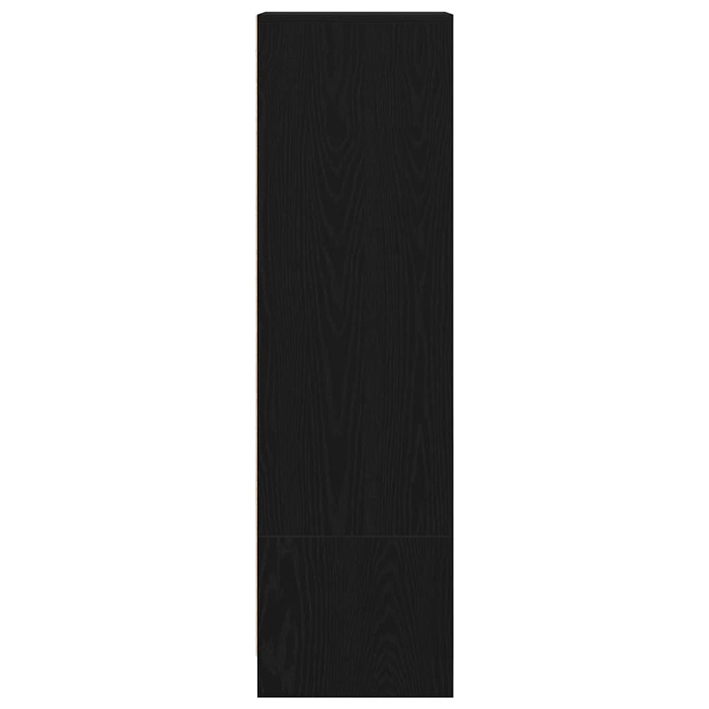 Høybord svart eik 29,5x34x119,5 cm konstruert tre