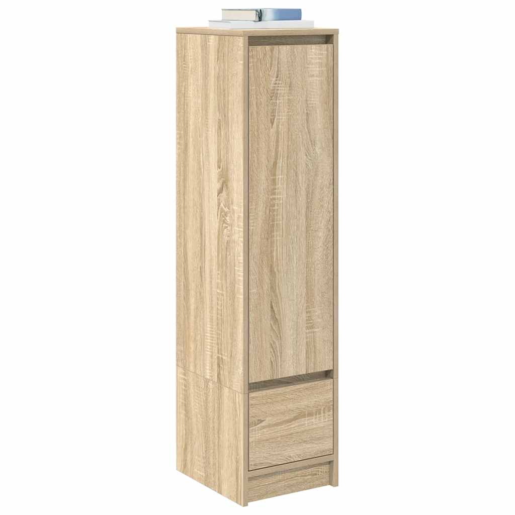 Highboard sonoma eik 29,5x34x119,5 cm konstruert tre