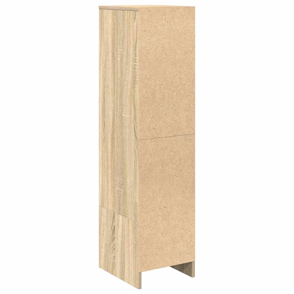 Highboard sonoma eik 29,5x34x119,5 cm konstruert tre