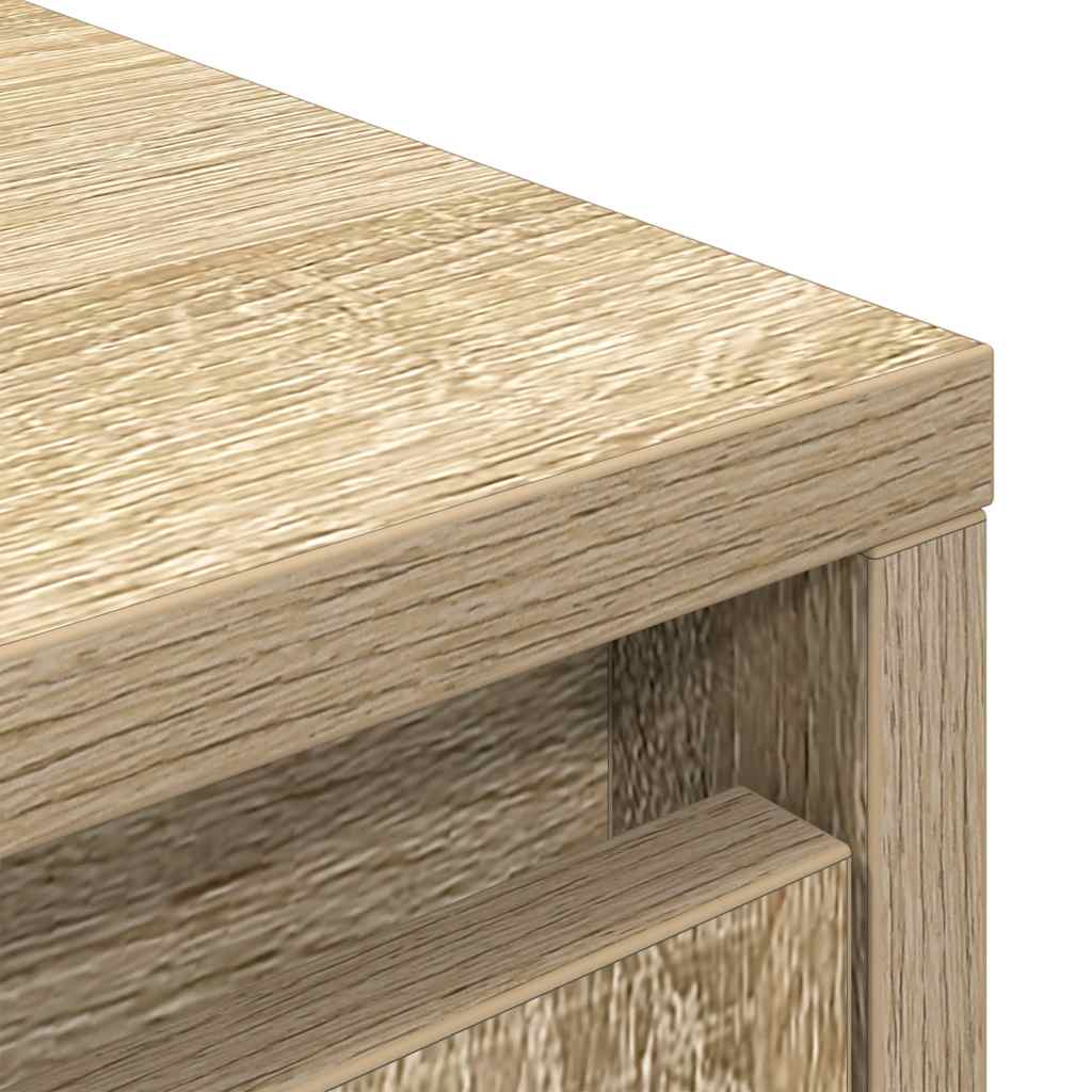 Highboard sonoma eik 29,5x34x119,5 cm konstruert tre