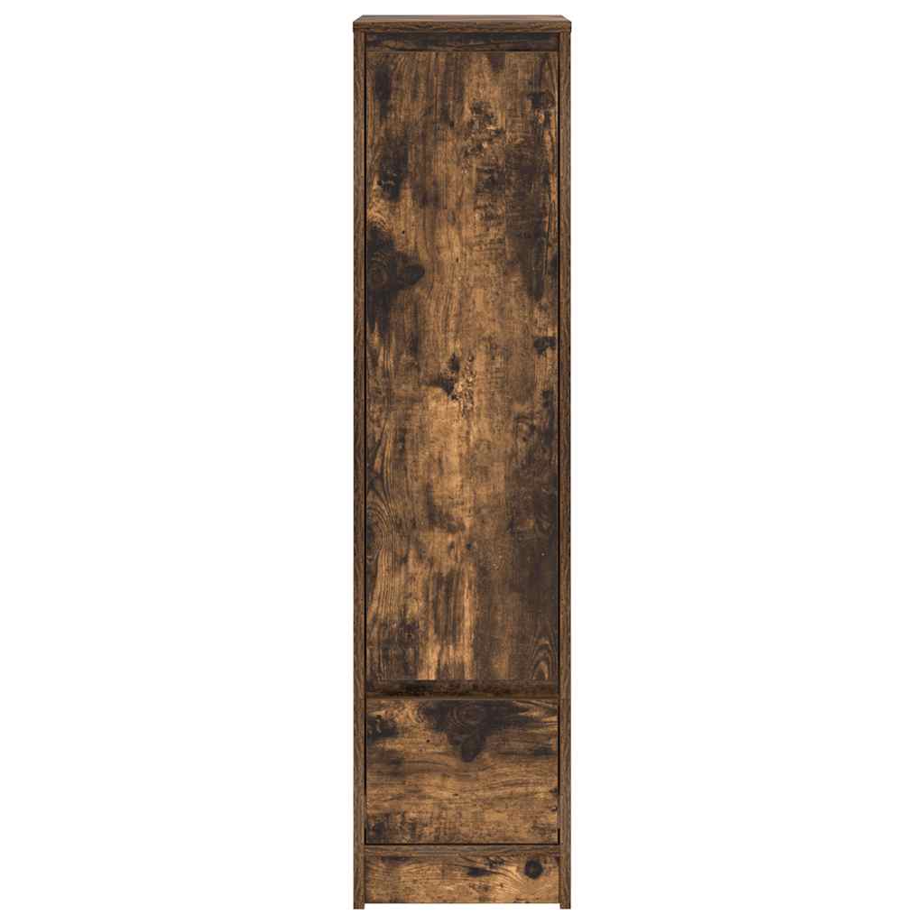 Highboard røkt eik 29,5x34x119,5 cm konstruert tre