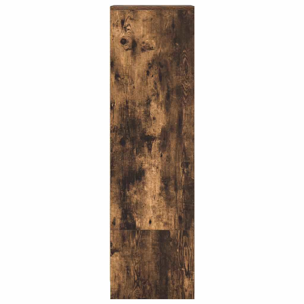 Highboard røkt eik 29,5x34x119,5 cm konstruert tre