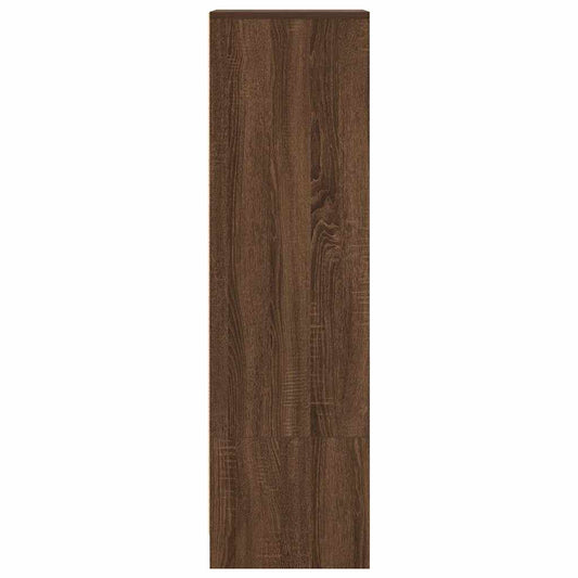Høybord brun eik 29,5x34x119,5 cm konstruert tre