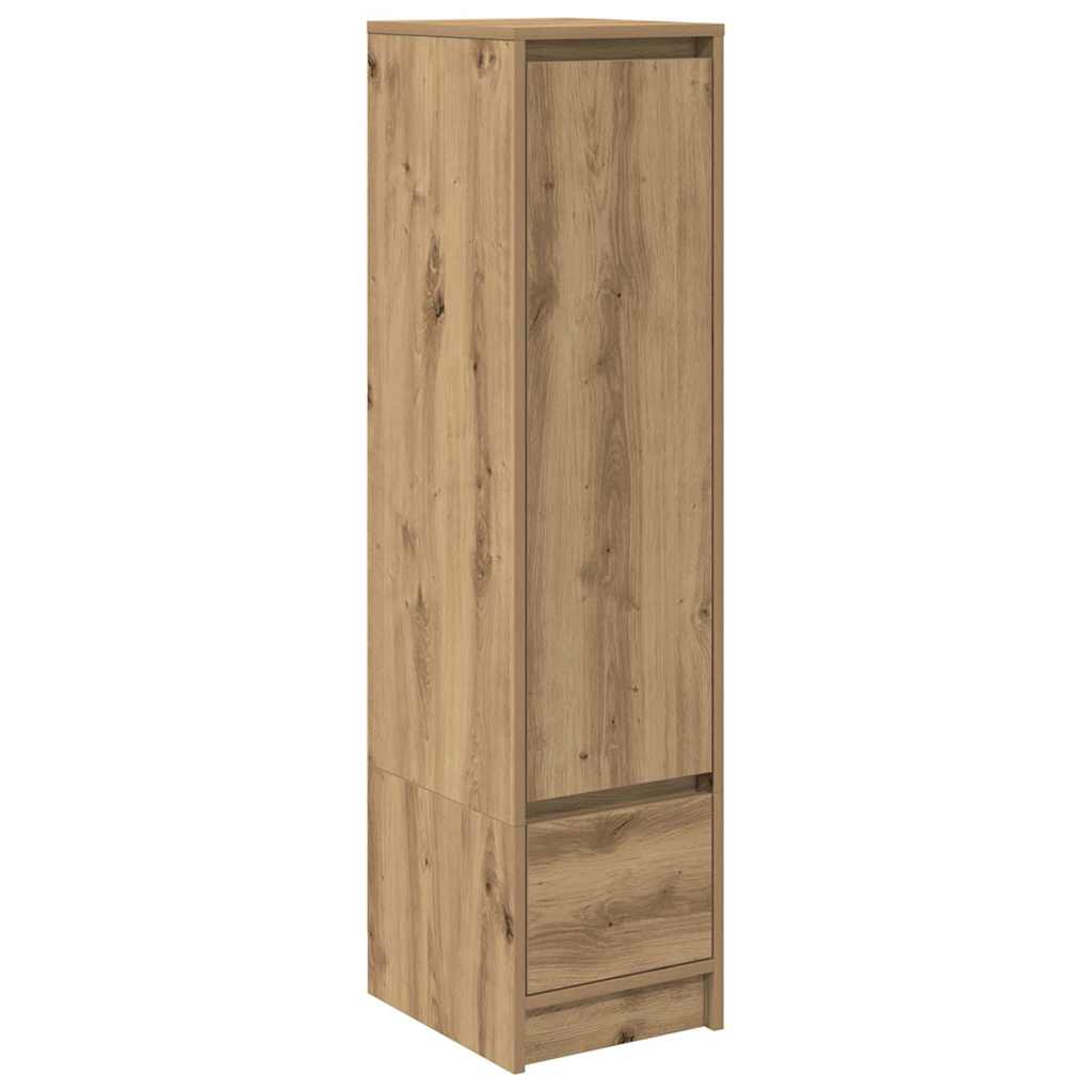 Highboard artisan eik 29,5x34x119,5 cm konstruert tre