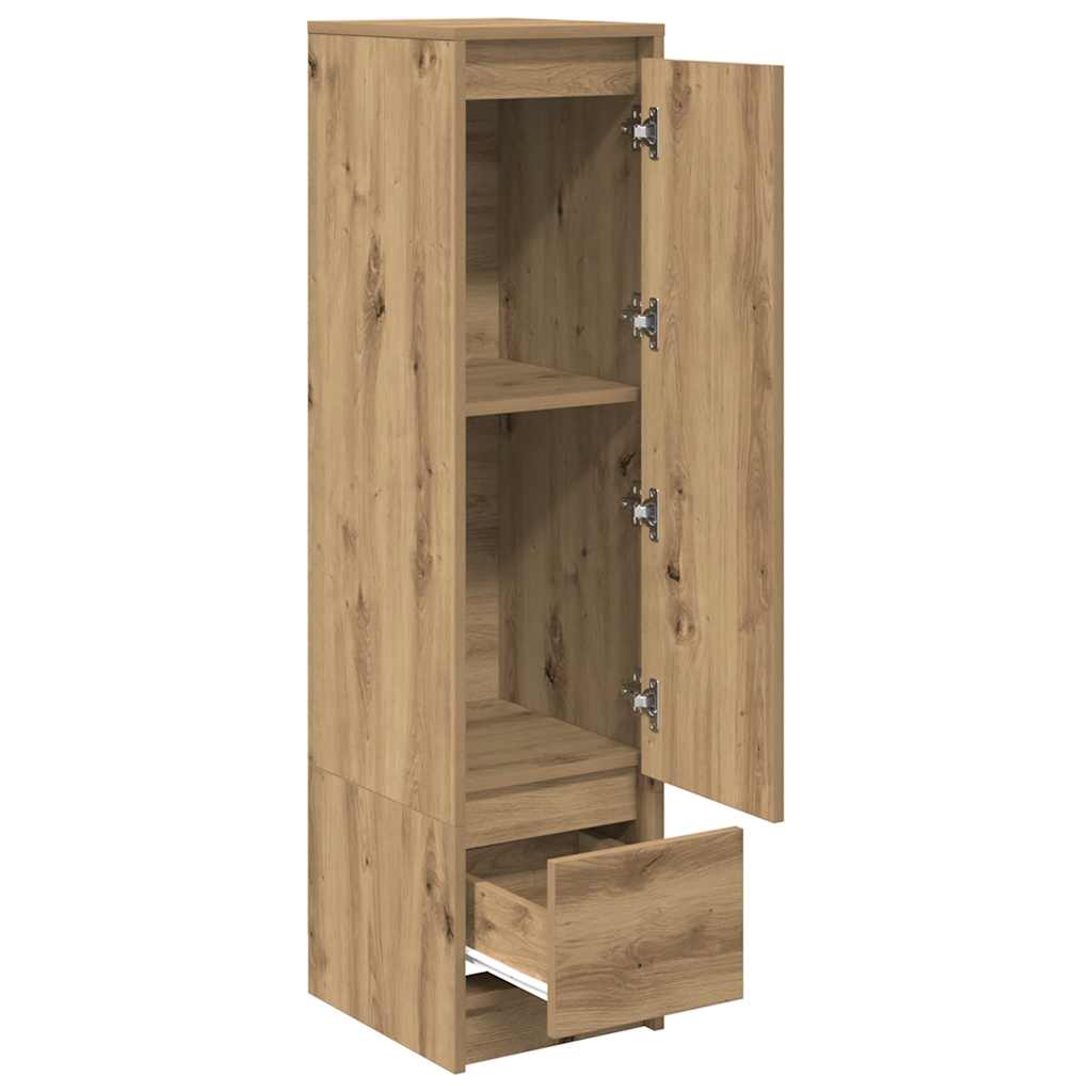 Highboard artisan eik 29,5x34x119,5 cm konstruert tre