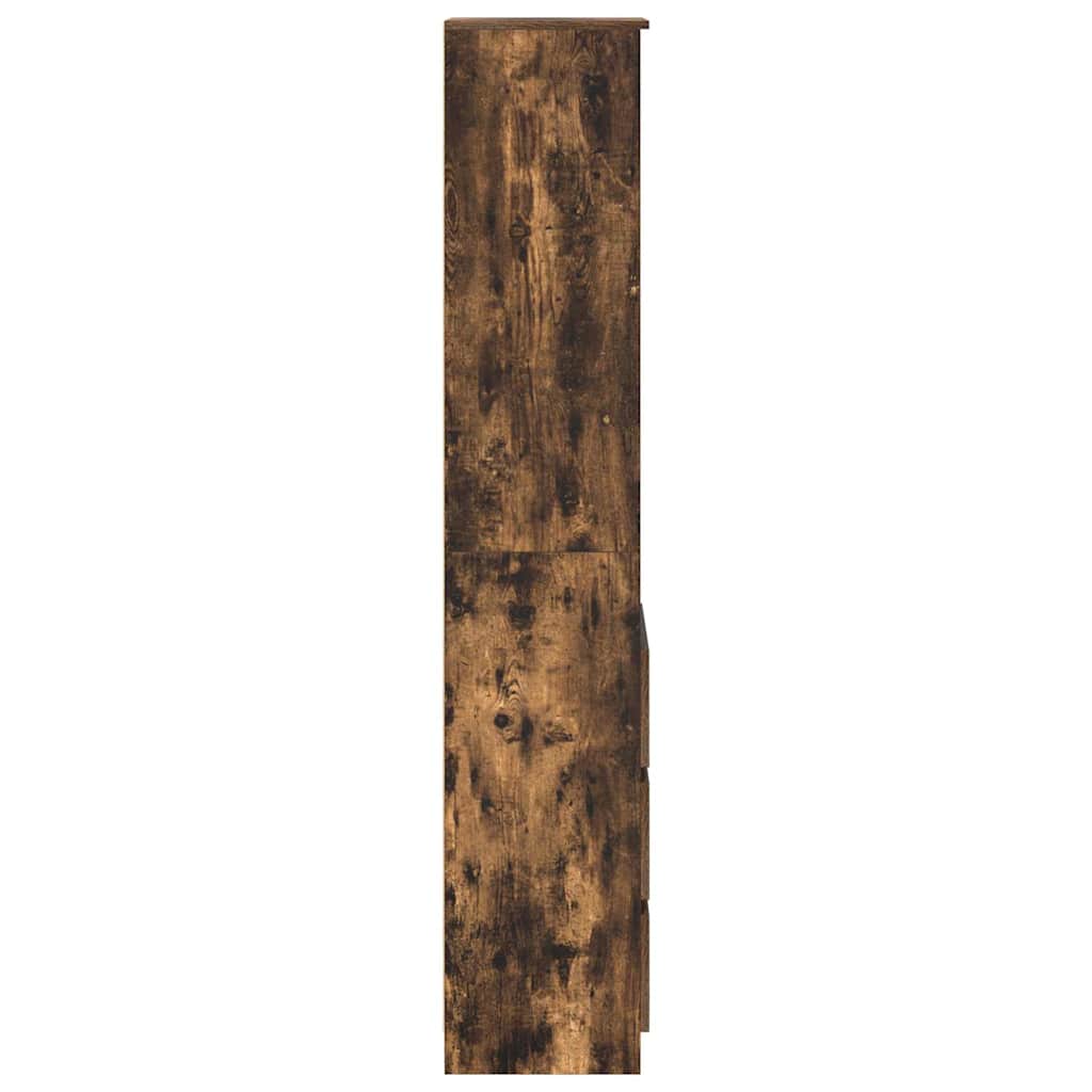 Høybord røkt eik 37,5x35x180 cm konstruert tre