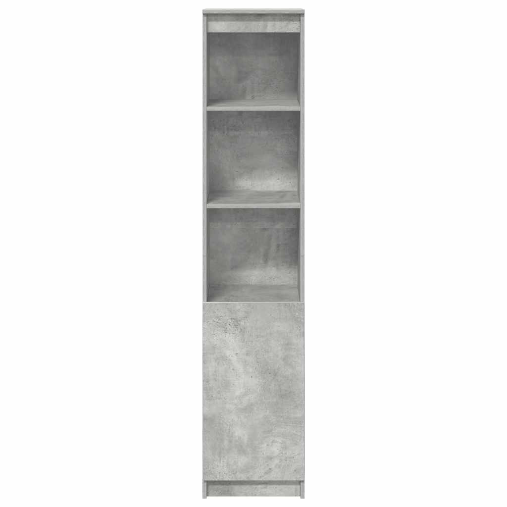Høybord betonggrå 37,5x35x180 cm konstruert tre