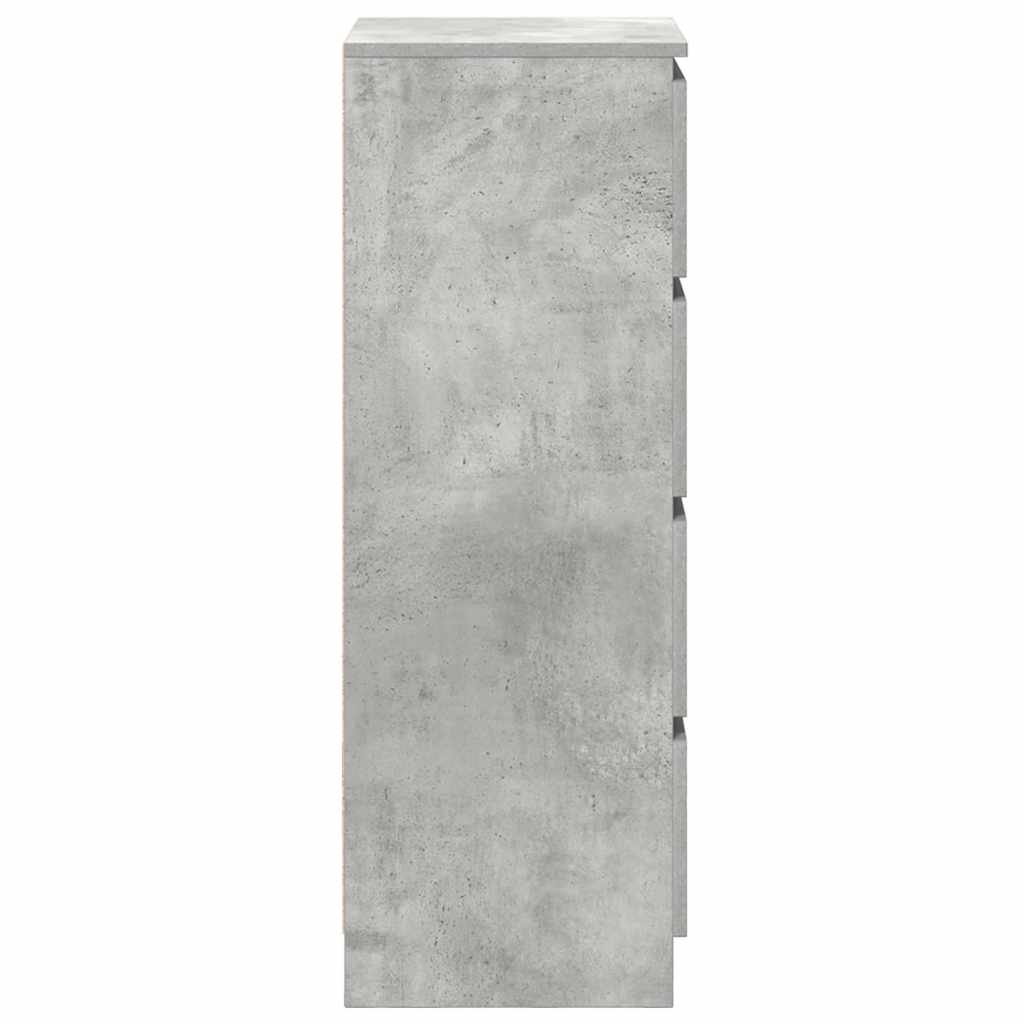 Skjenk betonggrå 37,5x35x99 cm konstruert tre