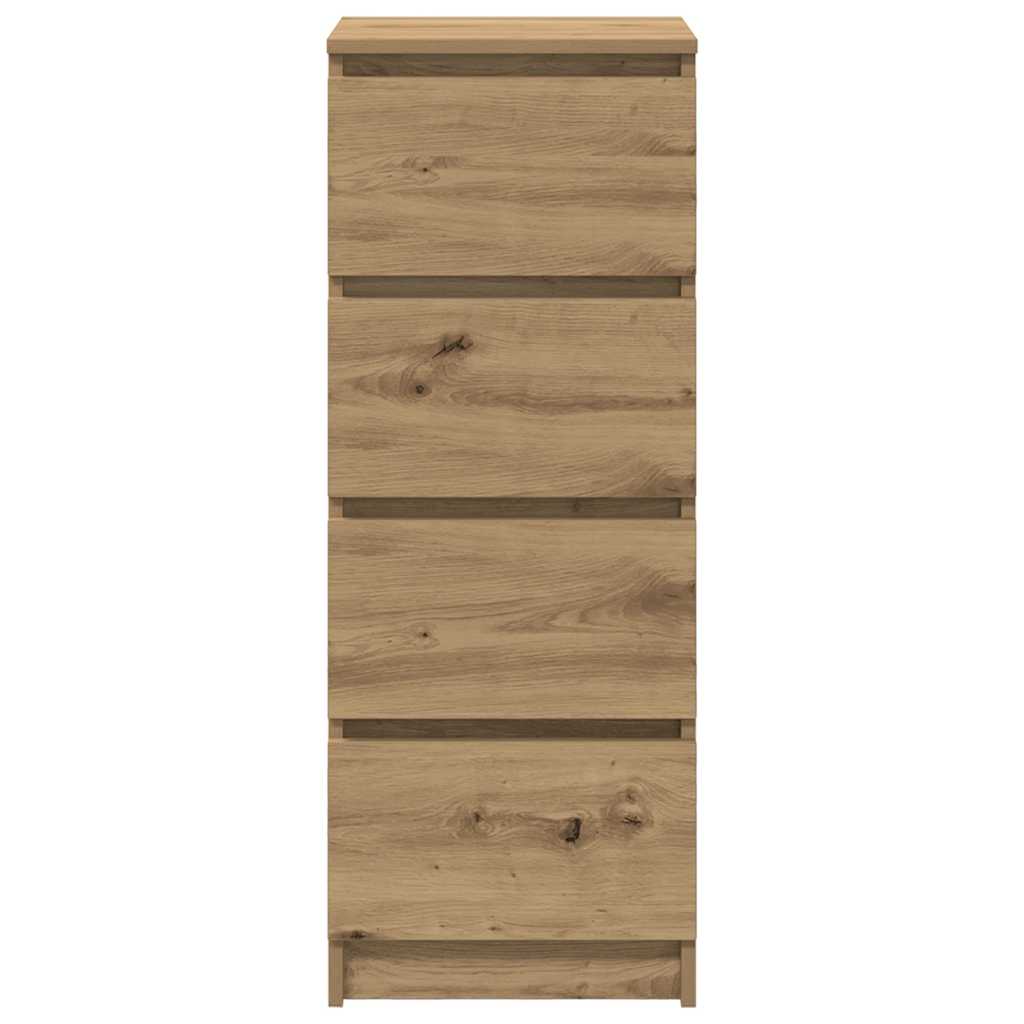 Skjenk artisan eik 37,5x35x99 cm konstruert tre