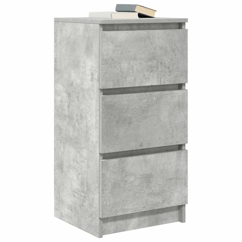 Skjenk betonggrå 37,5x35x76 cm konstruert tre