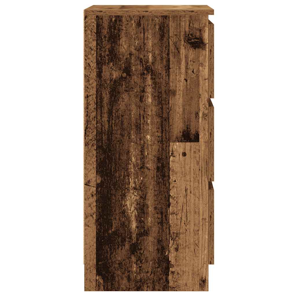 Skjenk gammelt tre 37,5x35x76 cm konstruert tre