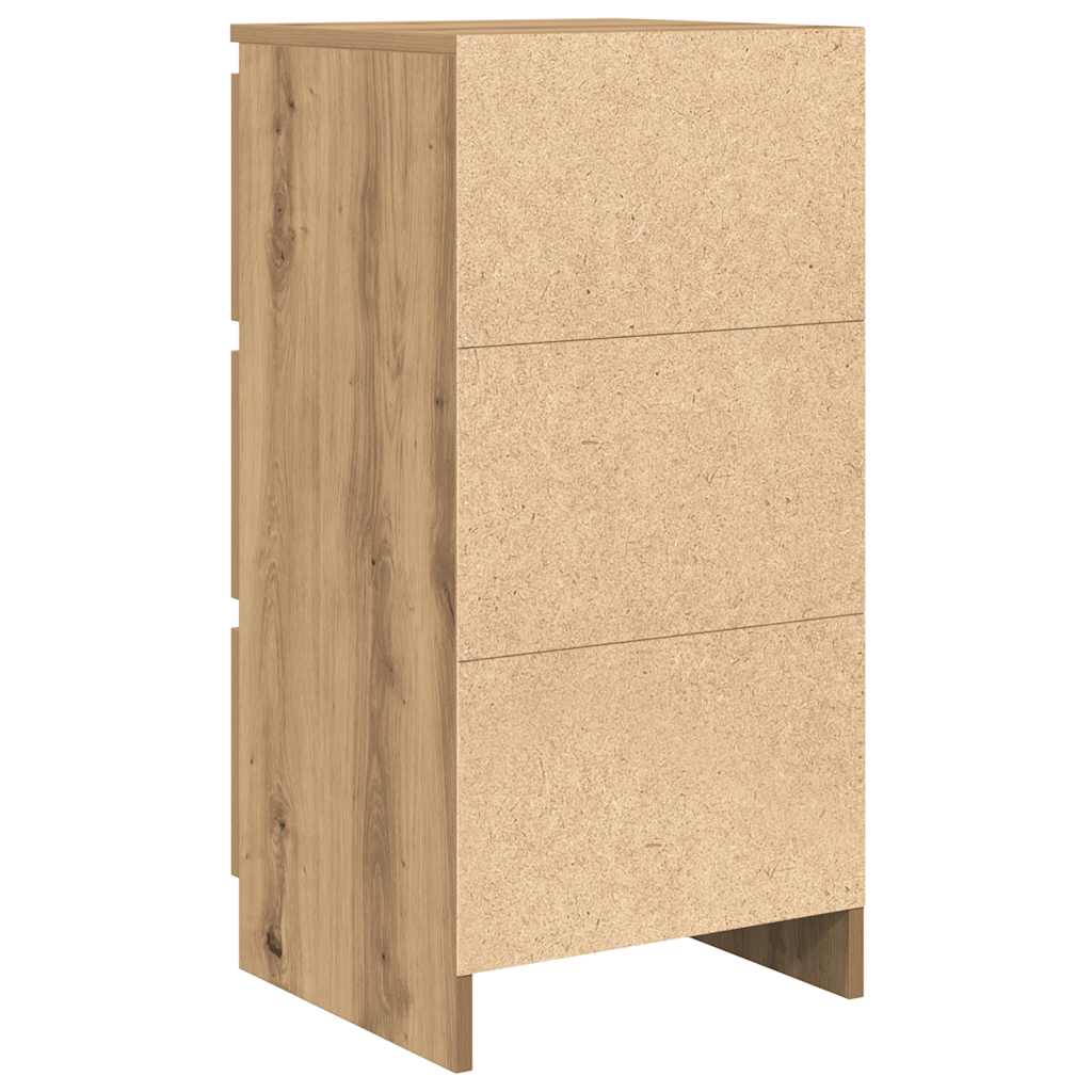 Skjenk artisan eik 37,5x35x76 cm konstruert tre