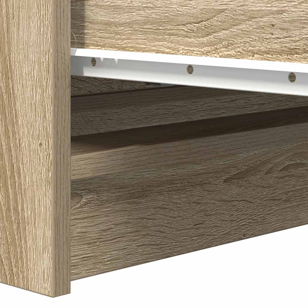 Skjenk sonoma eik 80x35x76 cm konstruert tre
